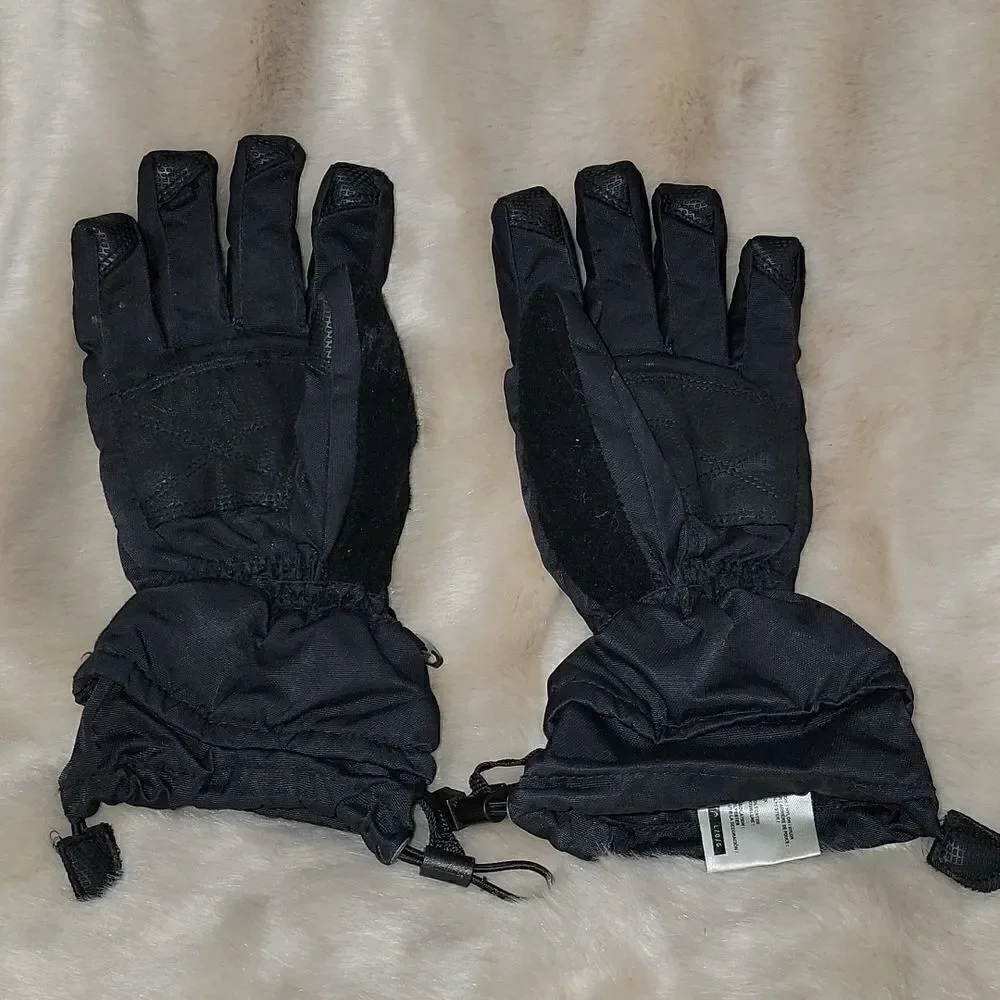 HEAD YOUTH BLACK SKI/SNOWBOARD GLOVES
